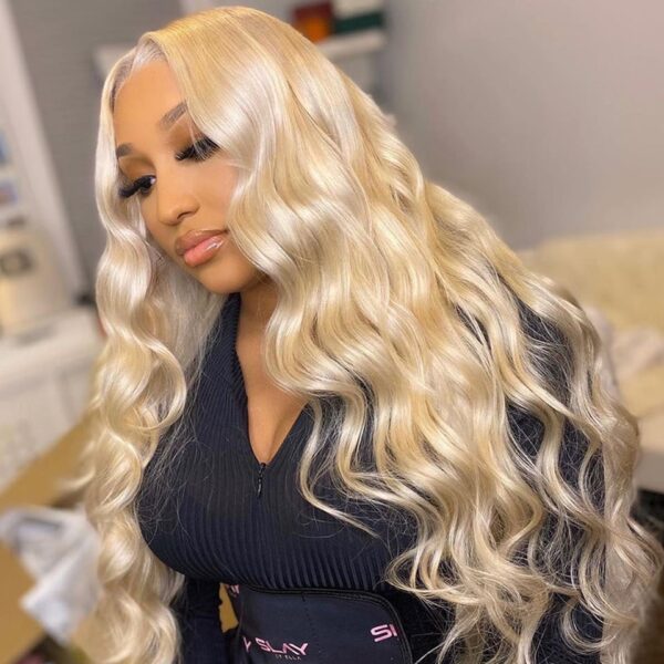 13X4-lace-front-wigs-body wave-Blonde 613color-2