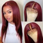 13x4-Burgundy-Lace-Front-Wigs-99J Straight 2