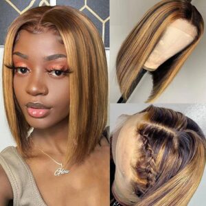 T part-13x6x1-Hightlight P4 27-BOBO-Straight-Lace-Front-Wig 1