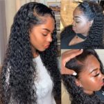 CYWIGS 4x4 Water Wave Lace Closure Wig With Baby Hair