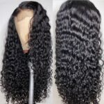 4x4 Water Wave Lace Closure Wig With Baby Hair 3