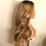 4X4 Blonde 1b27 Lace Wig water wave texture