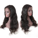 2 Mannequin with Body Wave 360 lace Wig