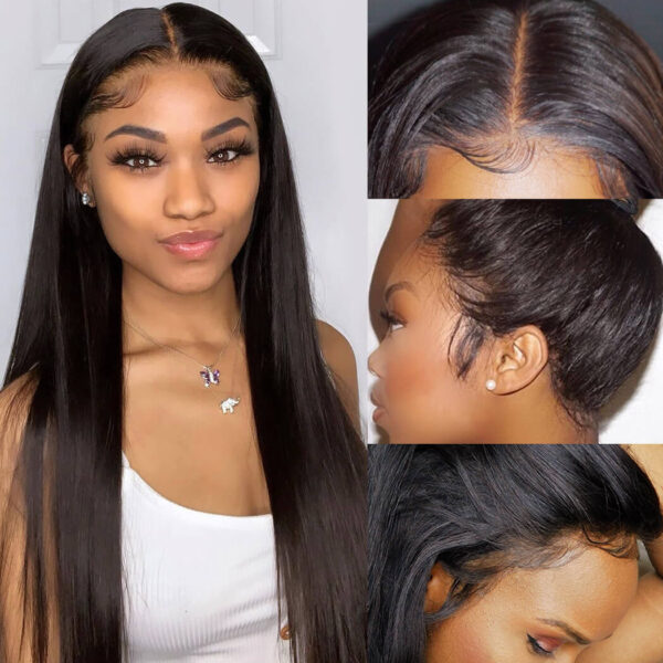 150 density straight full lace wig with baby hair