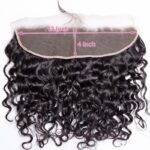 water wave 13x4 lace frontal natural color