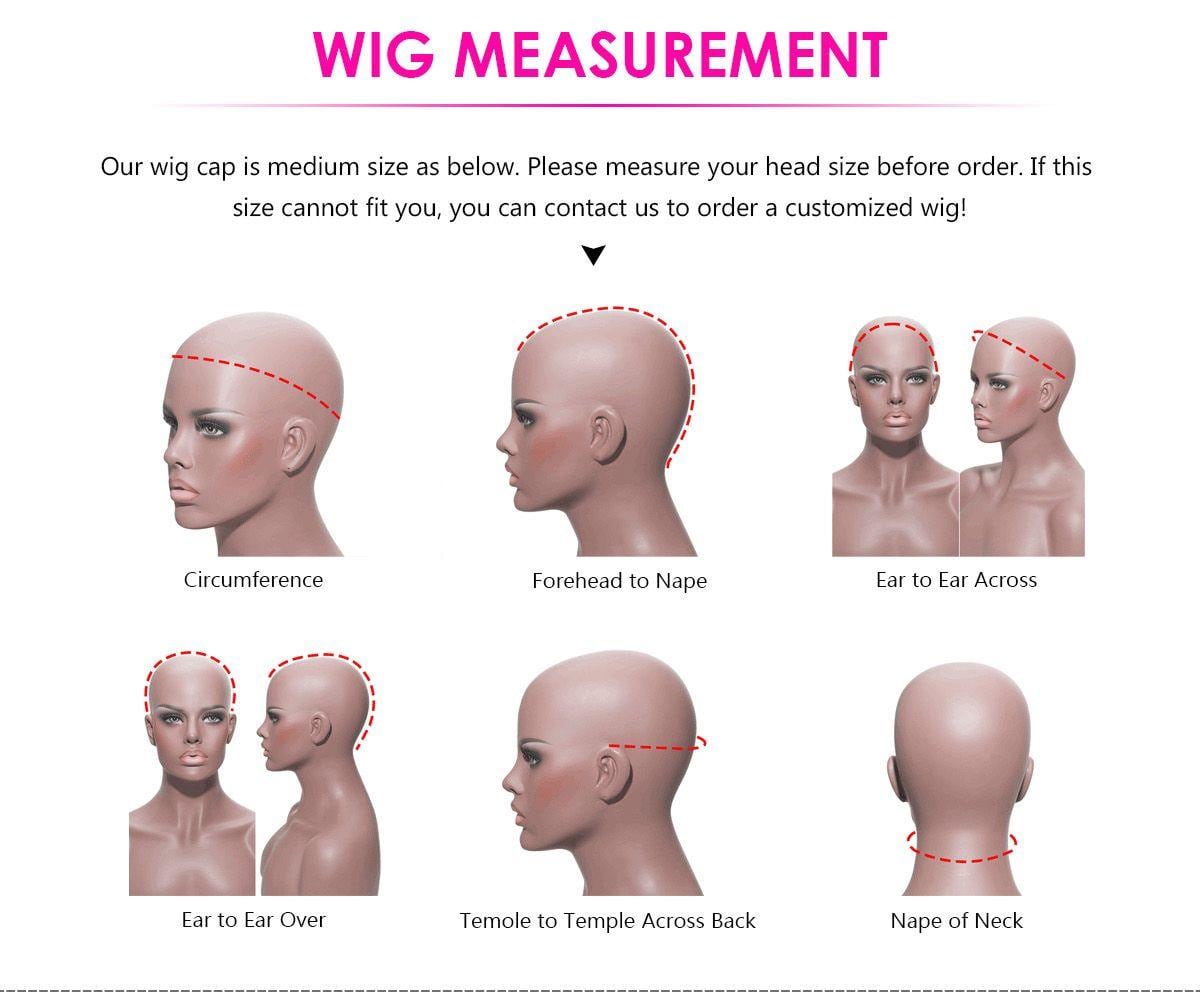 CYWIGS Wig Measurement Chart