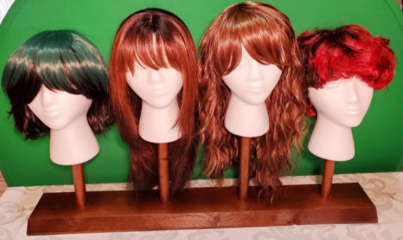use multi wig stand to store your wig